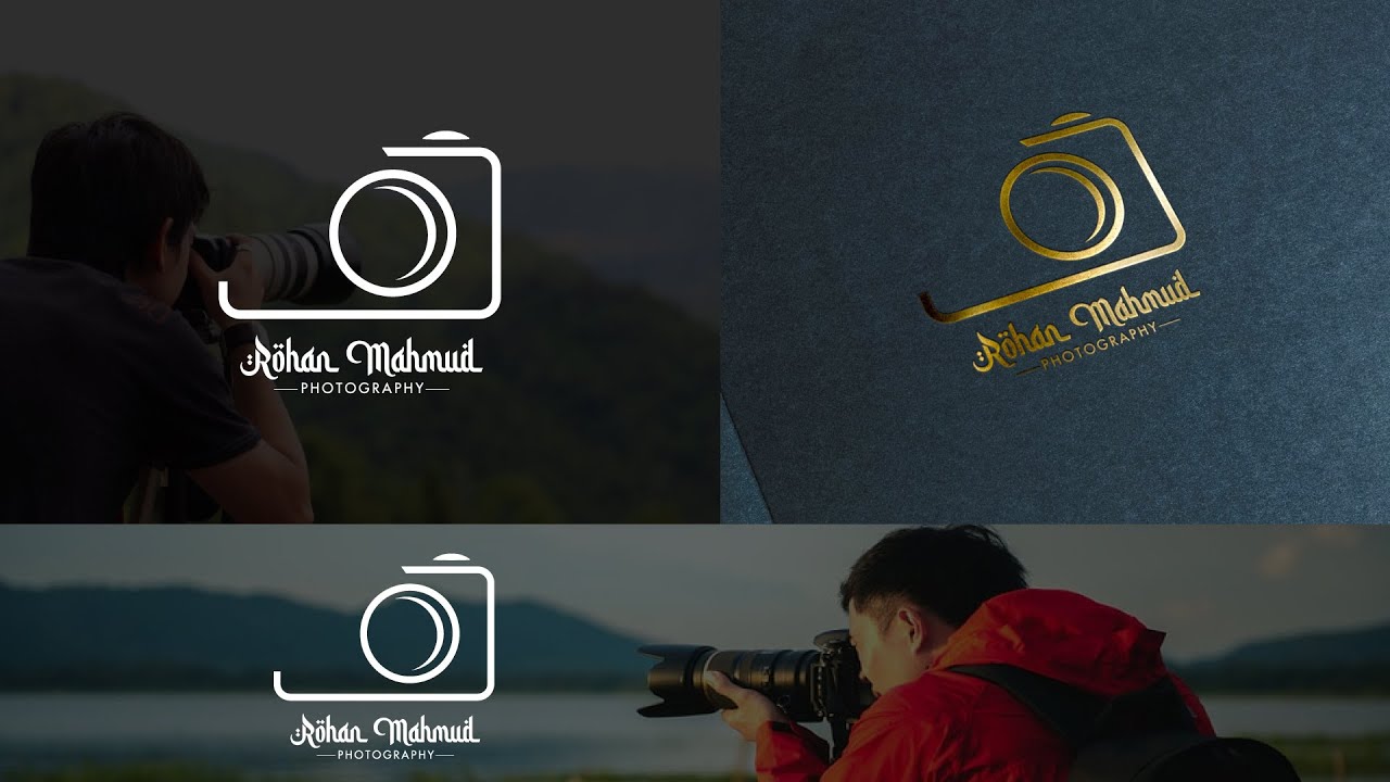 Photography logo design adobe illustrator cc