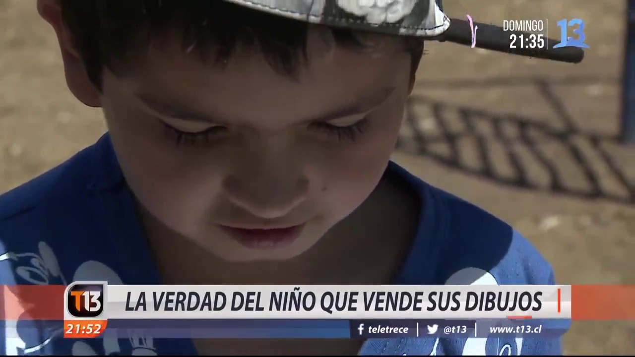 La verdad del niño que vende sus dibujos en Quintero