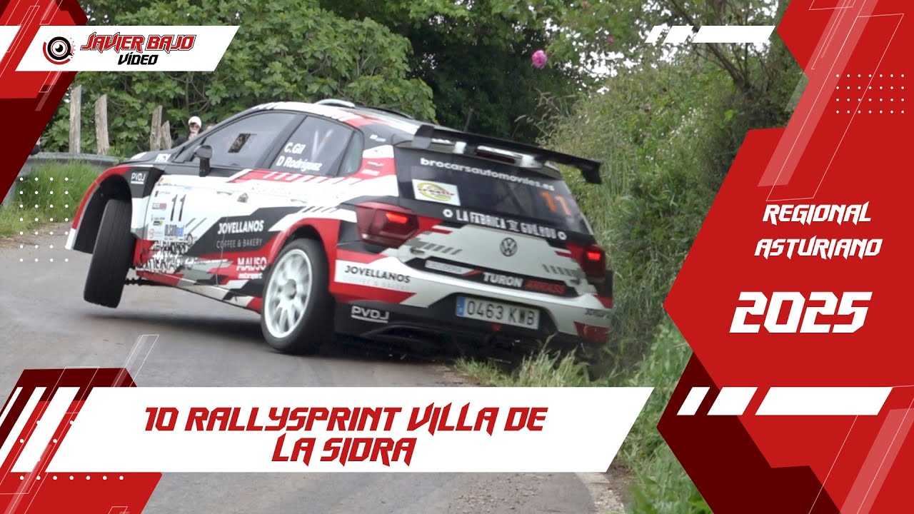 10 Rallysprint Villa de la Sidra 2025 | Show & Mistakes | Javier Bajo Video