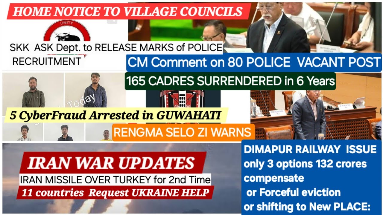 NAGAMESE KHOBOR 10 March 2026LATEST NEWS 