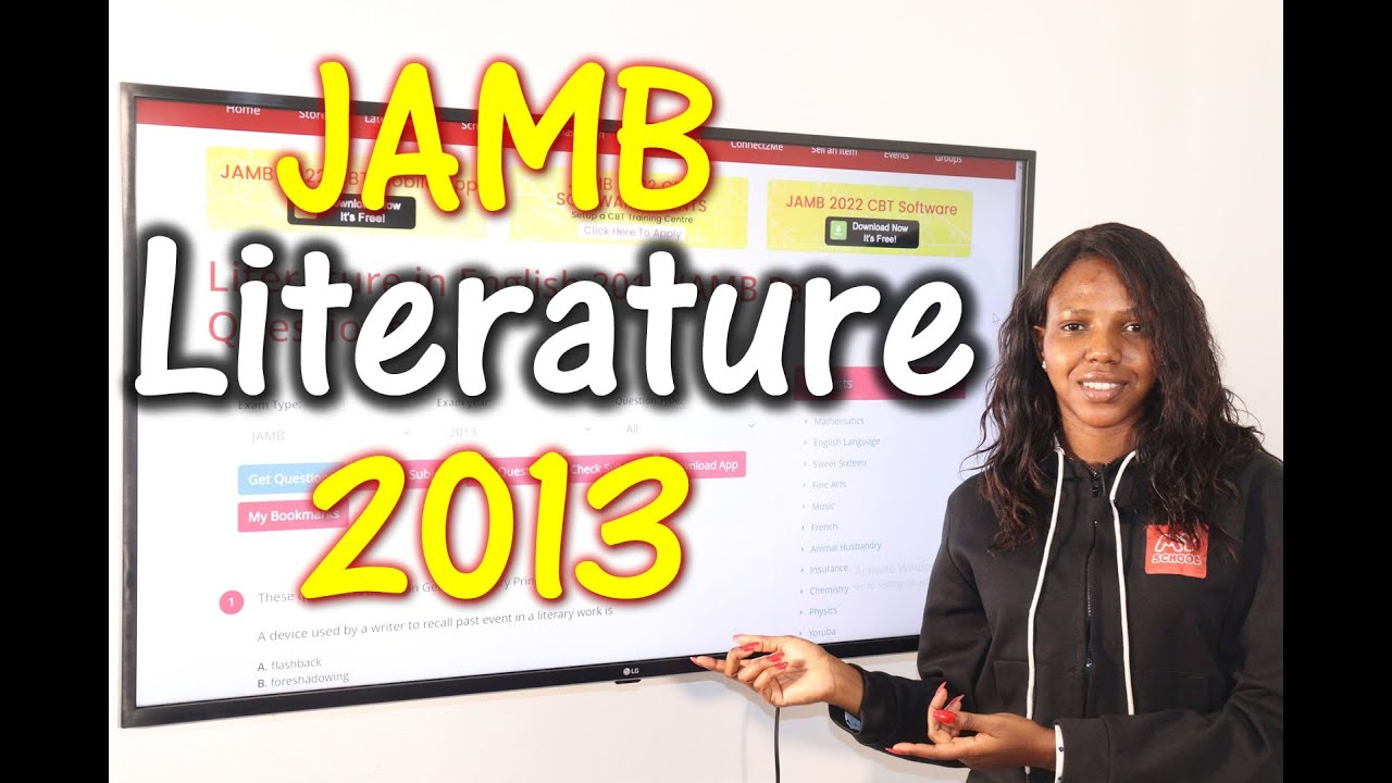 JAMB CBT Literature in English 2013 Past Questions 1 - 20