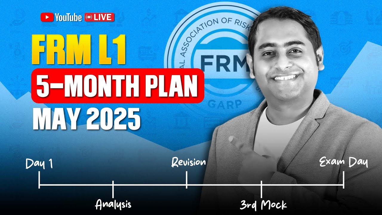 [Live] How to Prepare for FRM Level 1 May 2025 in 5 Months – Expert Tips & Strategy