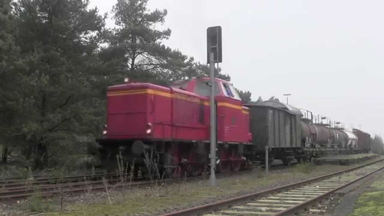 Güterzüge Historisch bespannt ( MAK 600d) zwischen Lüneburg, Soltau und Beckedorf.