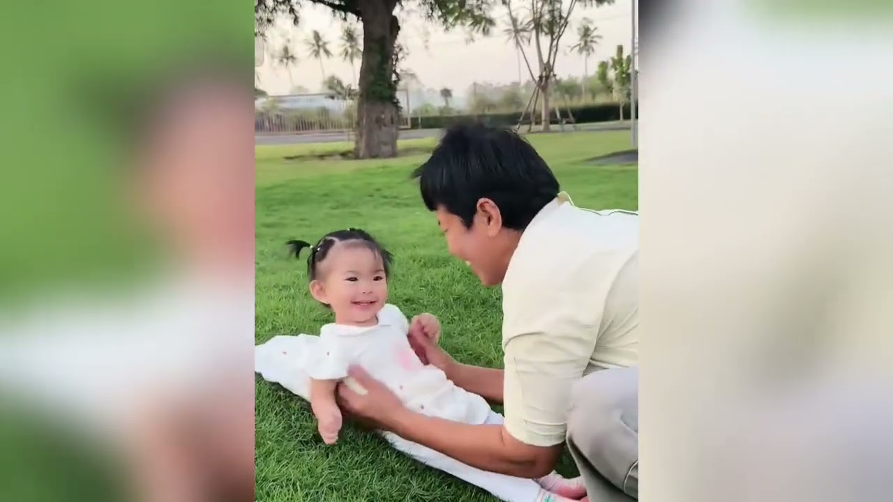 น้องแสนดี เดินเล่นกับ พ่อคุณ แม่คุณ น่ารักมาก #เปาวลีพรพิมล #เปาวลี #แสนดี #ปู่กิ๊ก