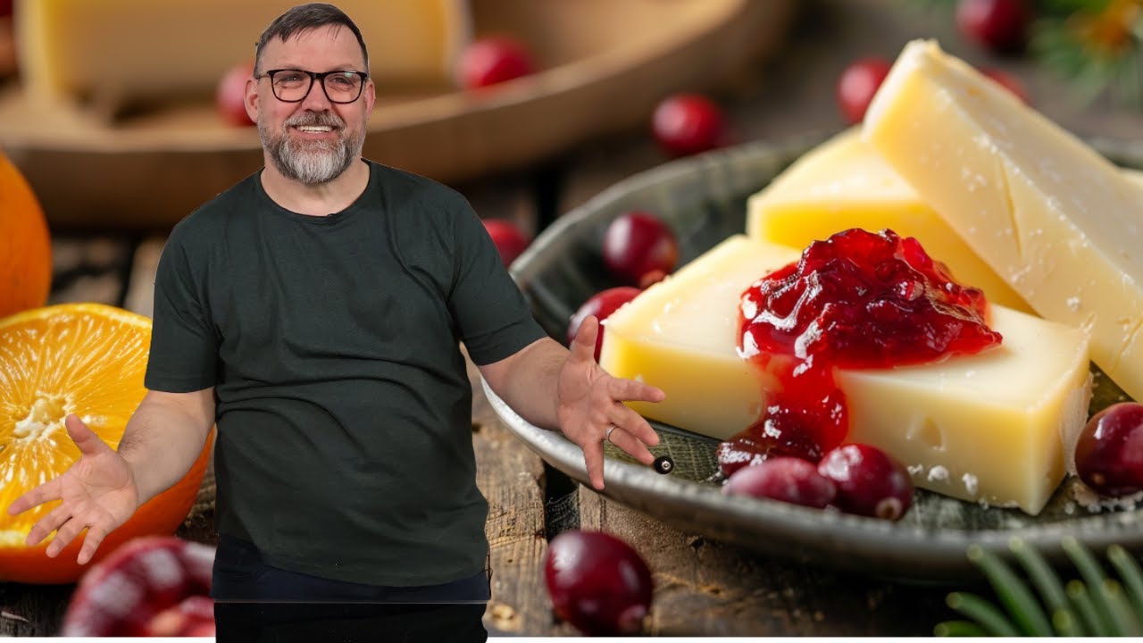 Exquisites Cranberry-Orangen-Gelee: Die perfekte Erg&auml;nzung zu Emmentaler K&auml;se