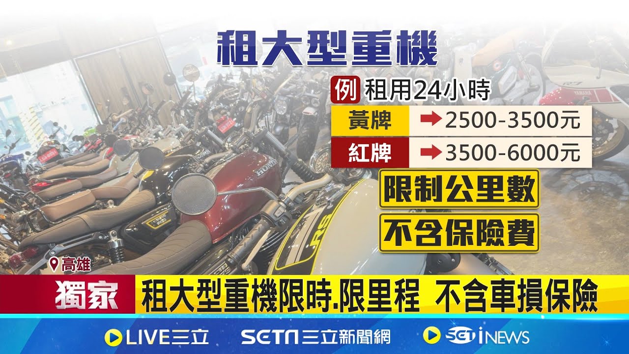 三立獨家｜買不下手?大型重機租車