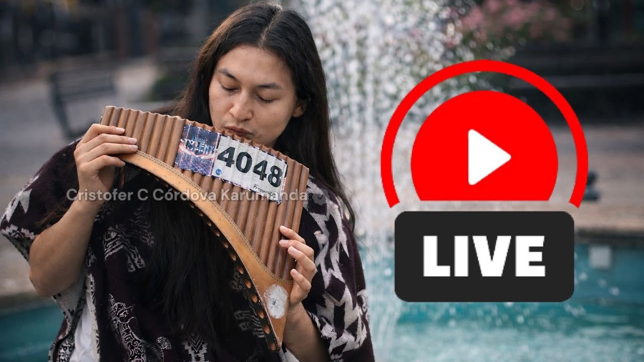 🔴Relaxing Andean instrumental live | calm native flute music