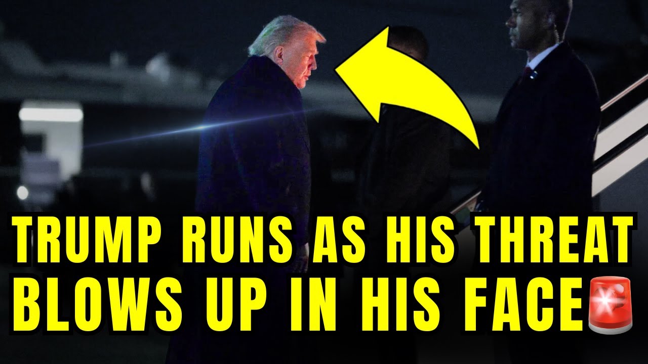 🚨Trump RUNS As His New Threat Just Got Met With STUNNING DEFIANCE