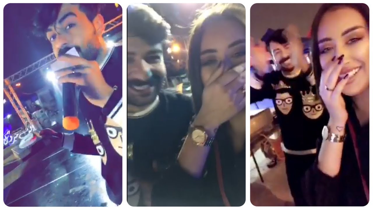 عقيل يغني لزوجته فرح امام الناس ويخليها تخجل وتنصدم