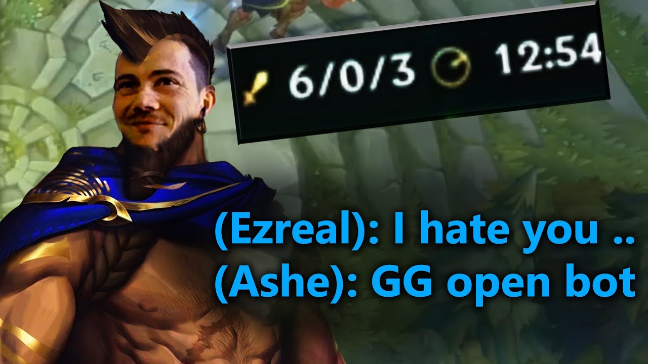 I made them QUIT League of legends !  -  Pantheon Support Stomp