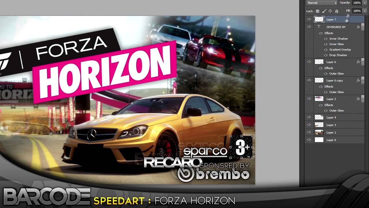 BarcodeDesign - Speedart - Forza Horizon
