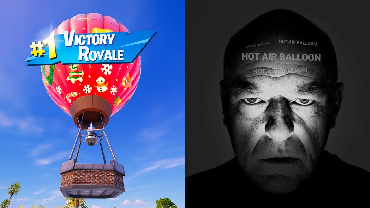 i could only win using hot air ballon loot 💔