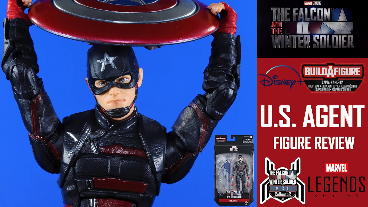 Marvel Legends US AGENT John Walker Falcon Winter Soldier Captain America Flight Gear BAF Review