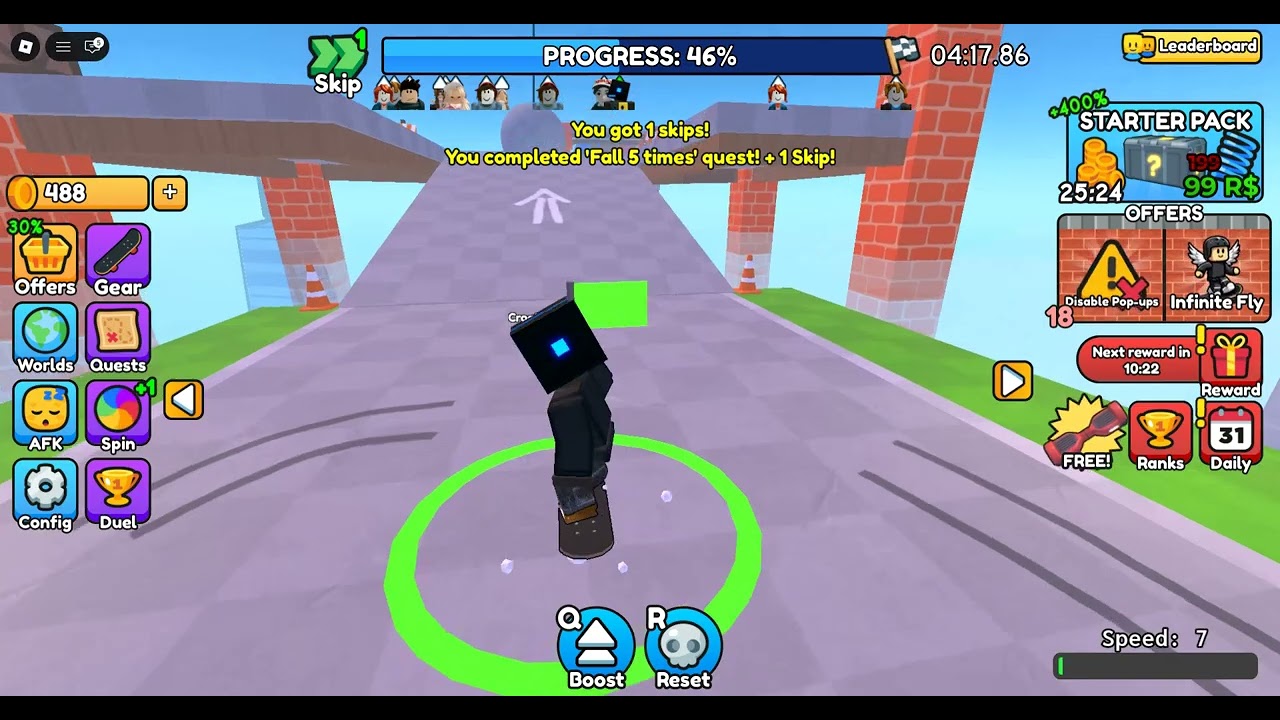 Skateboard obby