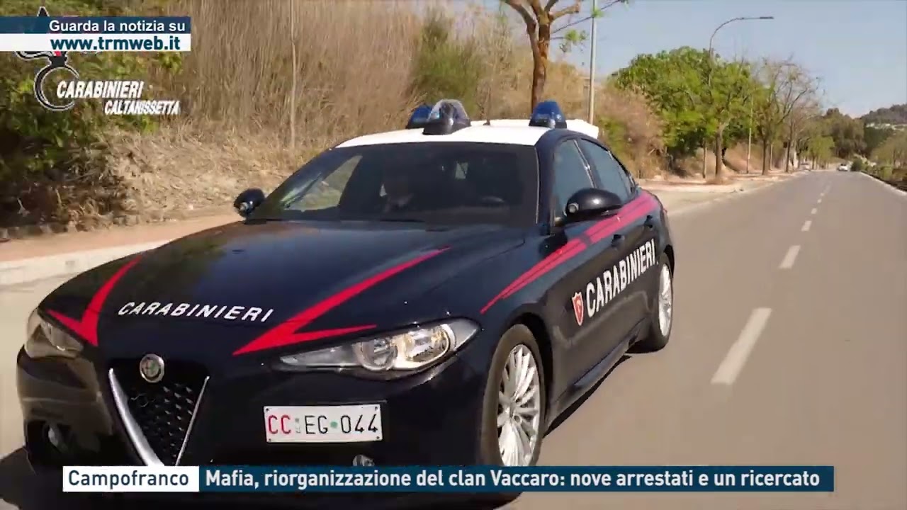 Campofranco - Mafia, riorganizzazione del clan Vaccaro, nove arrestati e un ricercato