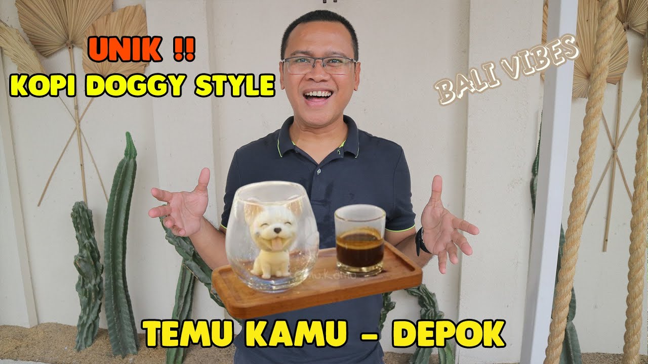 UNIK ! SATU SATU NYA COFFEE SHOP DENGAN ANIMAL ART ! NUANSA BALI - TEMU KAMU DEPOK