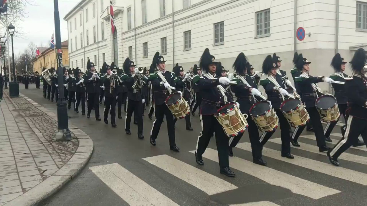 HMKG 2017 - Gardemarsj - 2017-03-21 Statsbesøk fra Island