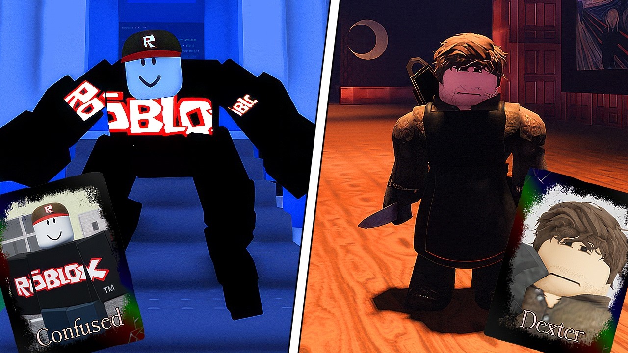 GUEST 666 antes de VIRAR UM MONSTRO! e SLASHER DEXTER no FORSAKEN ROBLOX