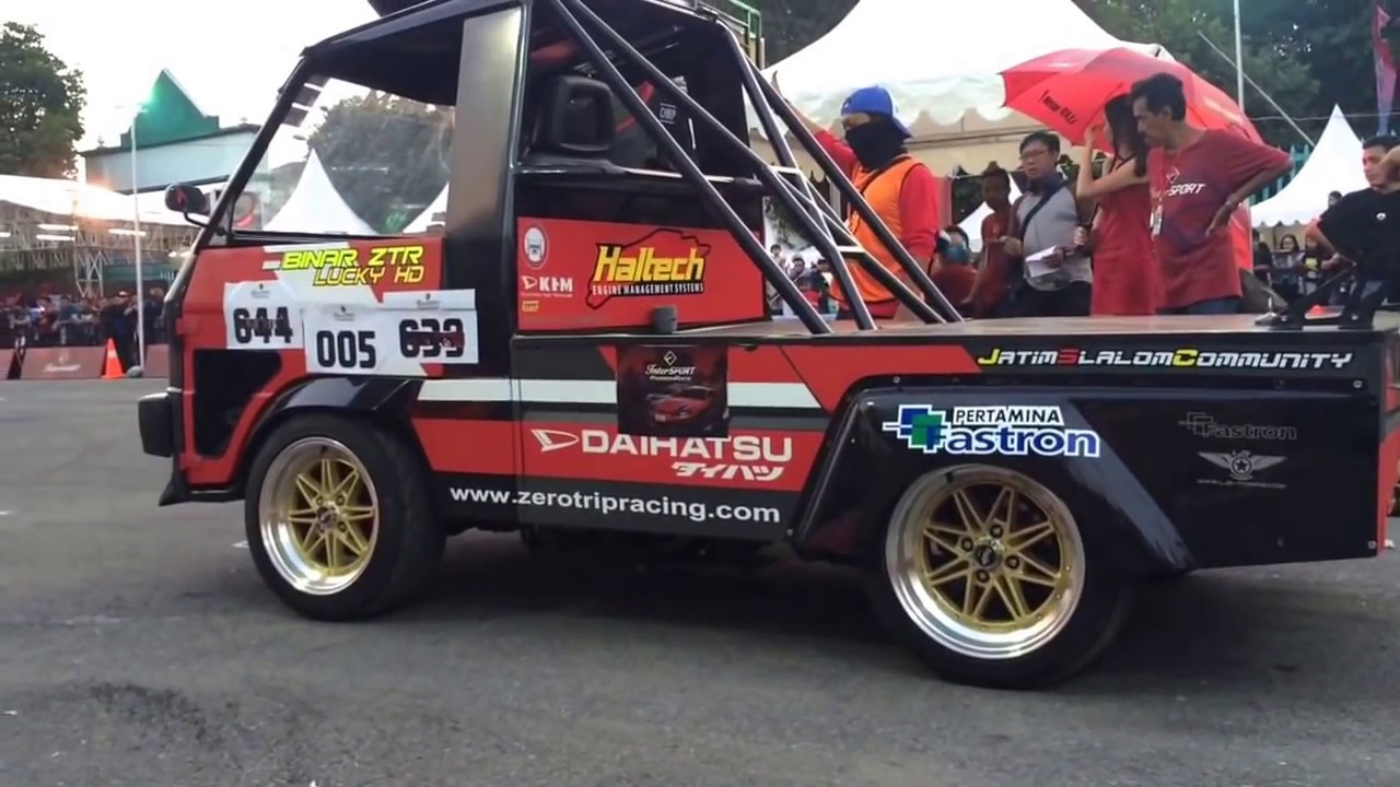 Slalom test competition