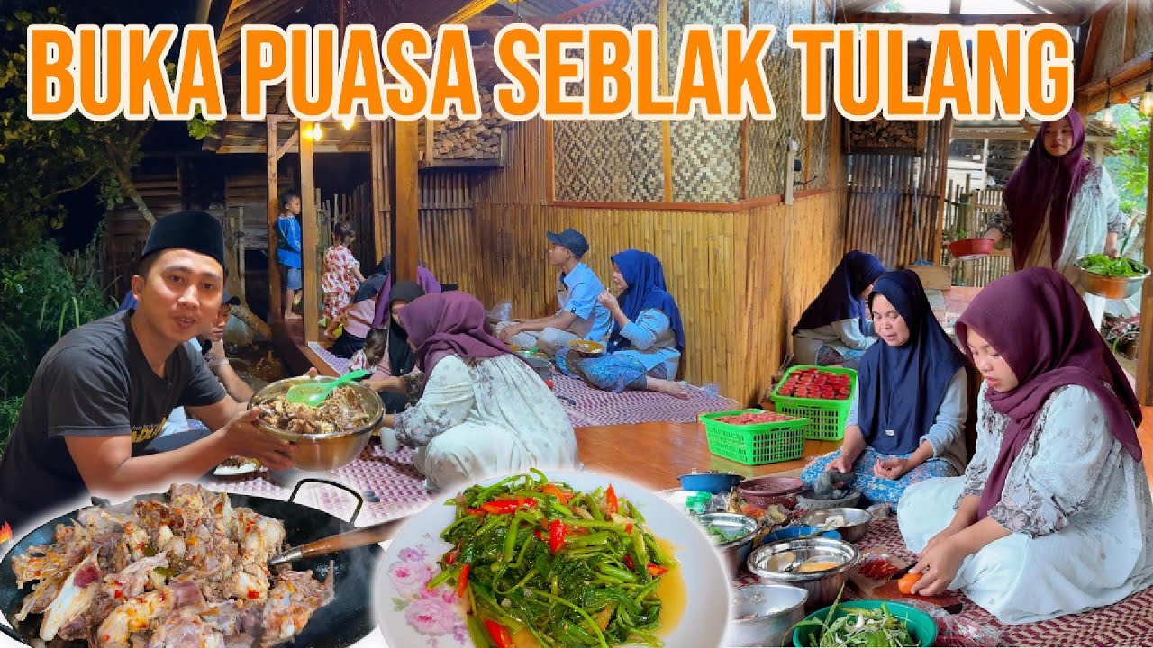 MENU BUKA PUASA DIDESA‼️Bikin Seblak Tulang