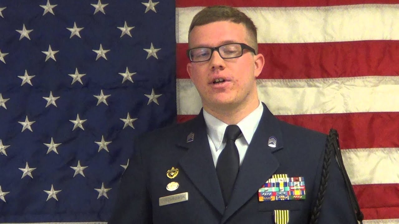 PrescottJROTC Corp and Air Force Values by Cadet Capt. Chrzanowski