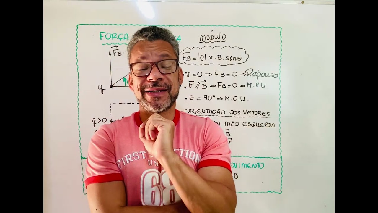 Resumo: Força Magnética sobre cargas elétricas 