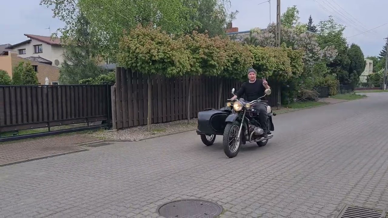 Ural imz 8-103-10  oryginał jazda testowa Robert Mogilno radzieckieboksery.pl