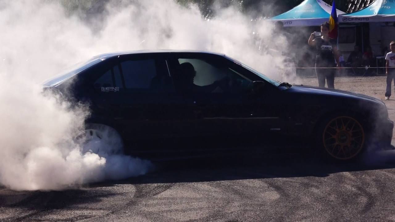 BMW E36 2.8 N/A BURNOUT BMW E36 Meeting 2016