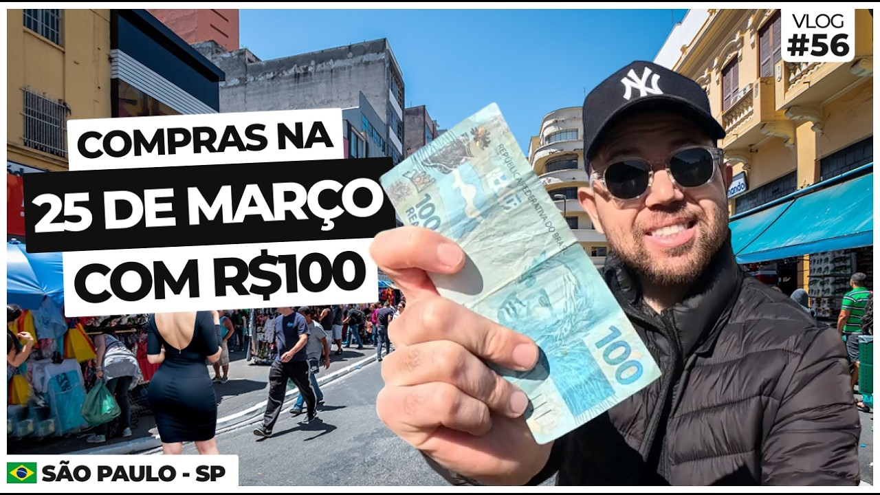 O MAIOR COM&Eacute;RCIO DE RUA da AM&Eacute;RICA LATINA | Como &eacute; Fazer COMPRAS na Rua 25 de Mar&ccedil;o em S&atilde;o Paulo?