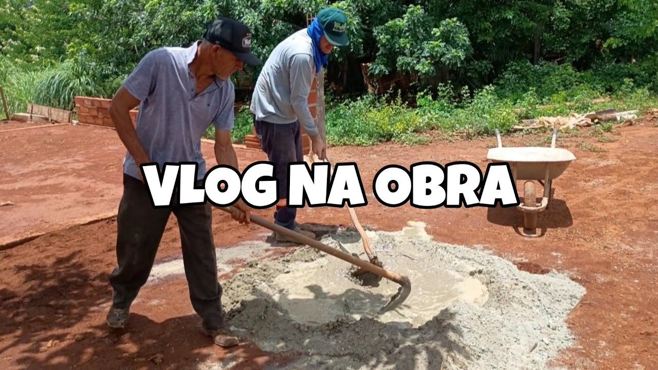O que fizemos no alicerce hoje! | Diário de Obra & Rotina em Família