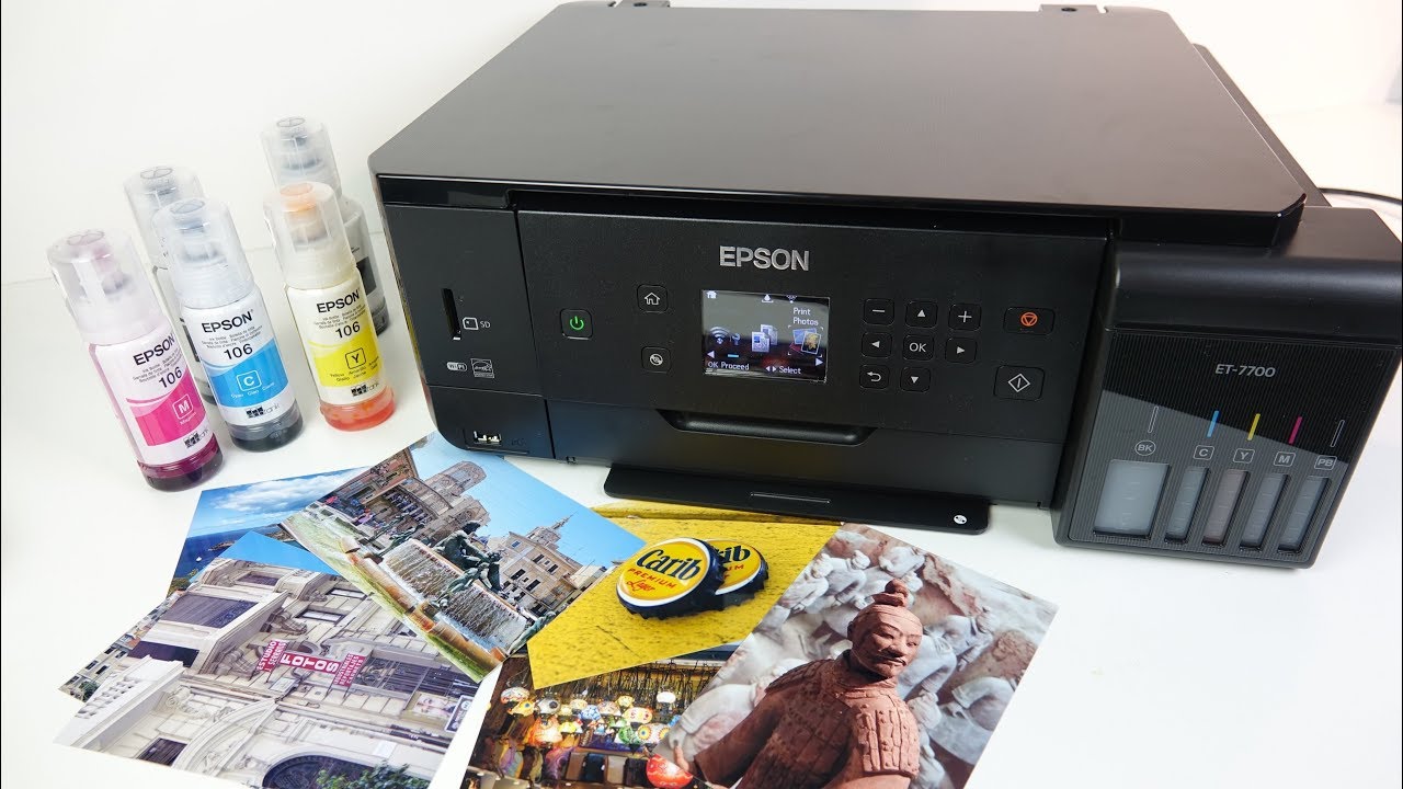 ОБЗОР Epson ET 7700 Ecotank — печатайте фотографии за копейки.