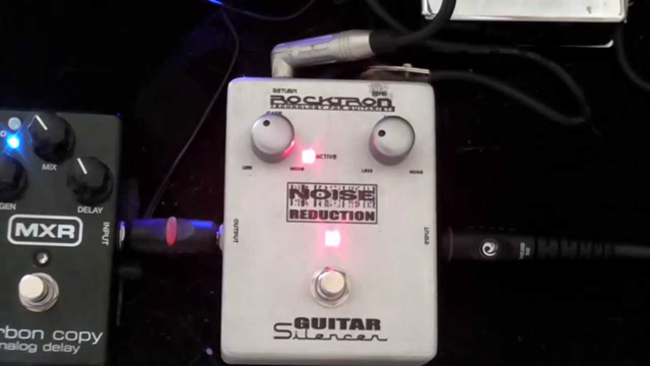 Guitar pedals from the  HEAVY METAL PERSPECTIVE: Rocktron Guitar Silencer.