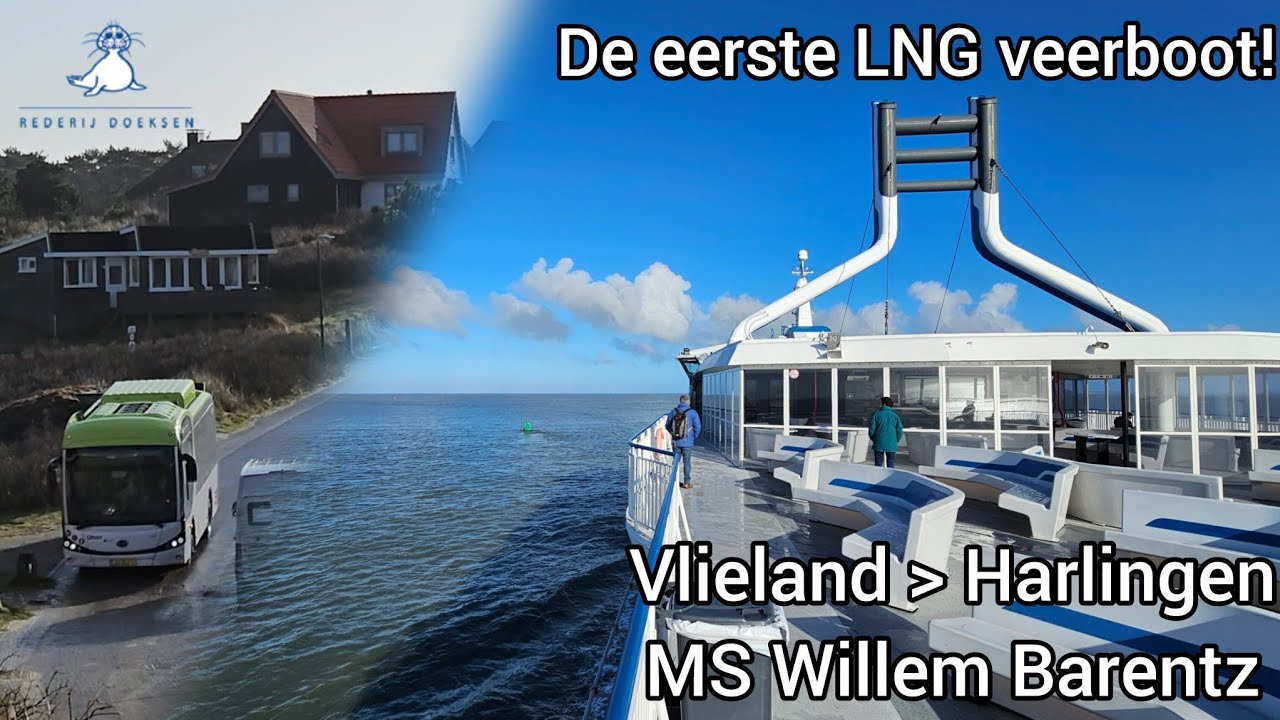 Vanaf VLIELAND met de MILIEUVRIENDELIJKE VEERBOOT en nieuwe QLINERS in FRYSLÂN  | #JuulVlog