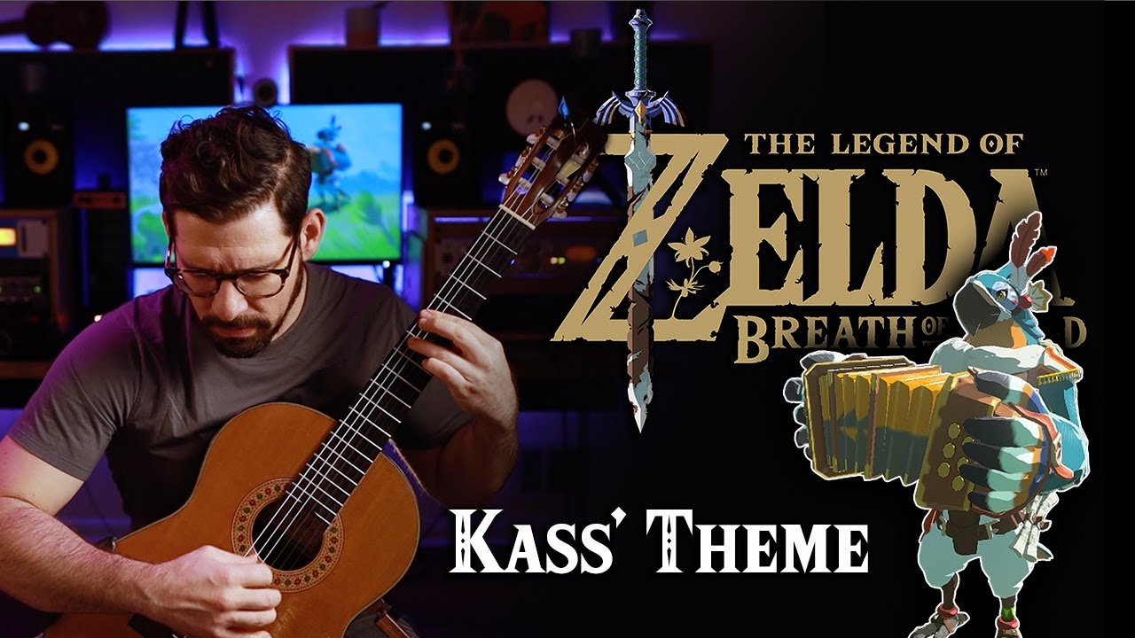 Zelda Breath of the Wild - Kass' Theme - Classical Guitar Cover | TVonGuitar