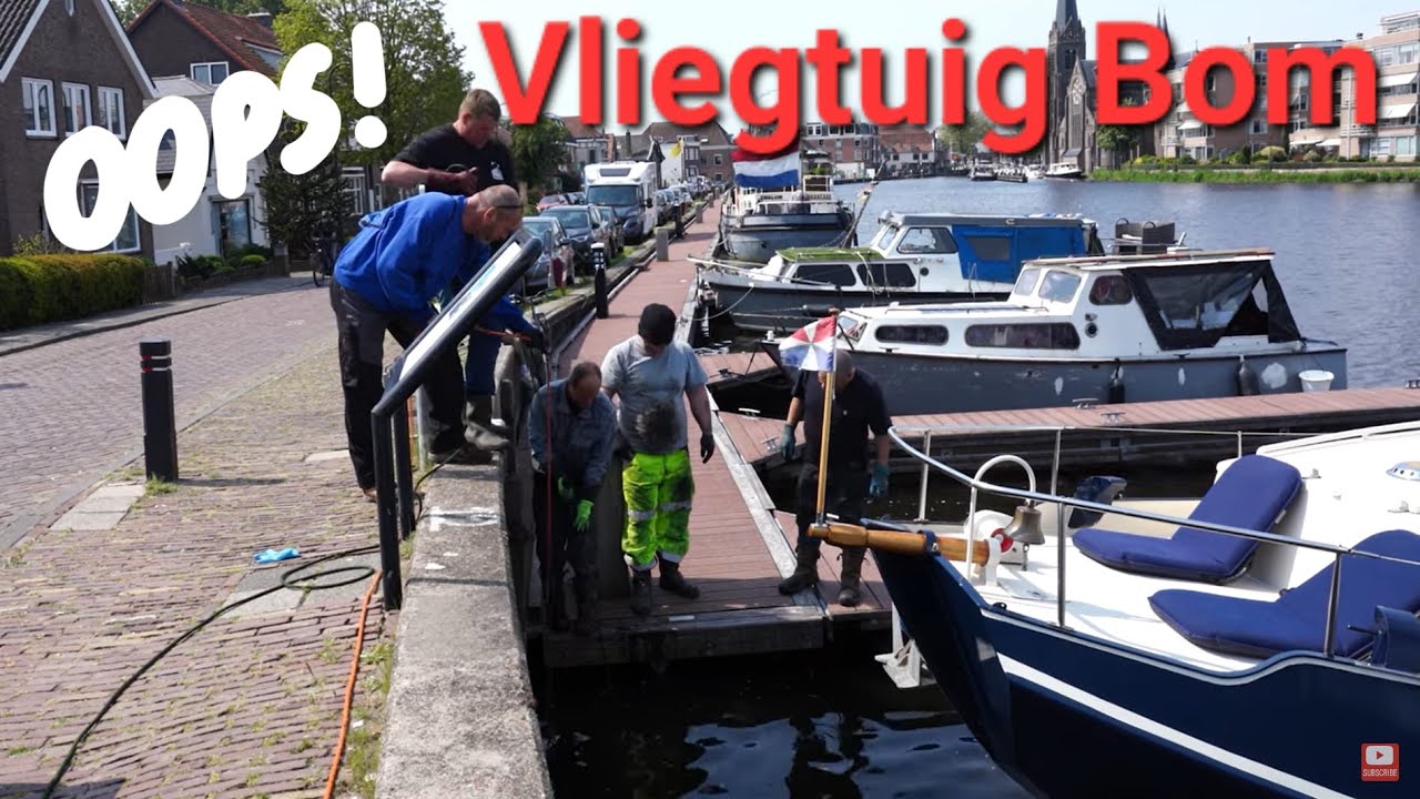 Magneetvissen 💥 VLIEGTUIGBOM 💥 2de wereldoorlog Leidschendam