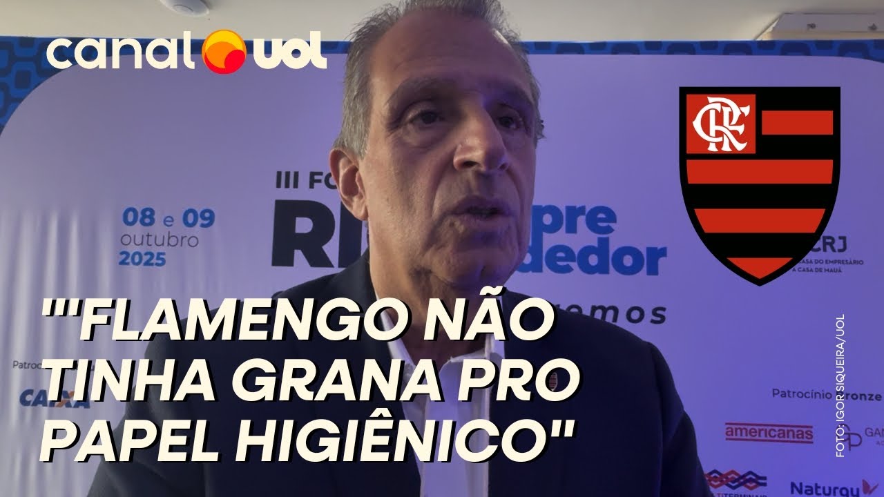 'FLAMENGO N&Atilde;O TINHA GRANA PRO PAPEL HIGI&Ecirc;NICO': BAP CITA DESUNI&Atilde;O DE CLUBES