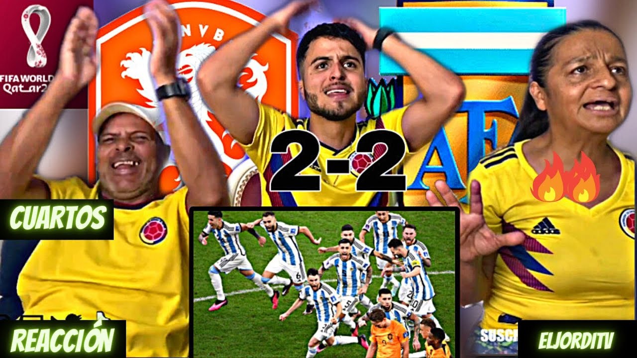 ⚽😱Argentina 2 - 2 Países Bajos | Reacción EN FAMILIA |   Mundial Qatar 2022 | Cuartos // Penaltis