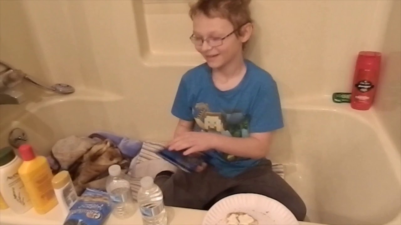 24 Hours in a bathtub challenge!
