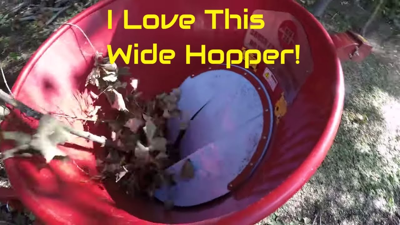 #309 Split-Fire 4090 Wood Chipper. Chipping Green Wood. outdoor channel.