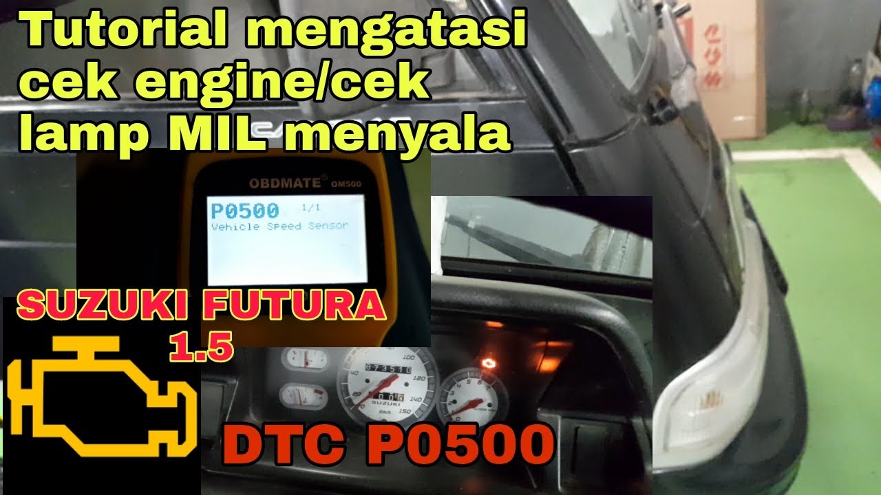 cara mengatasi cek engine menyala SUZUKI FUTUTA 1.5