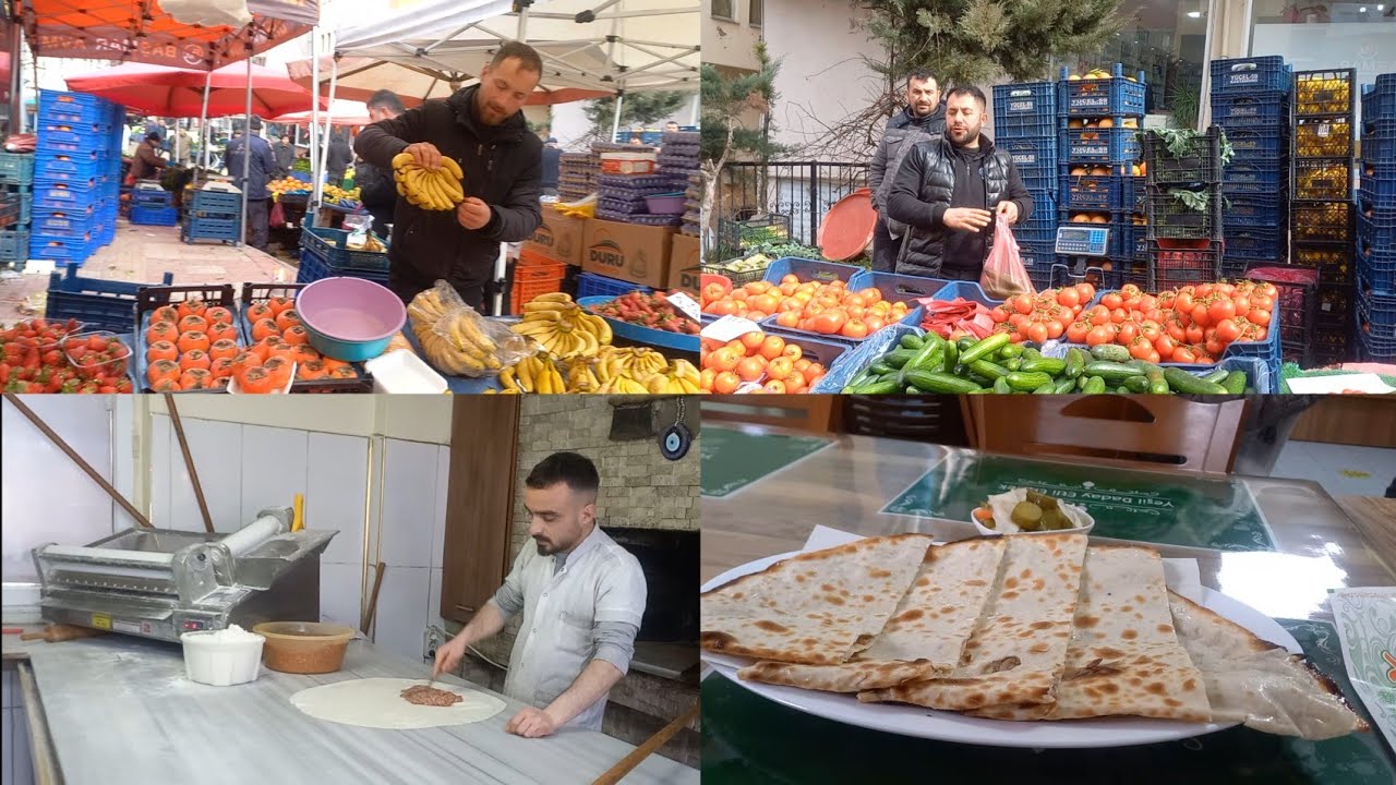 YEŞİL DADAY ETLİ EKMEK KASTAMONU SALI PAZARI SEBZE PAZARI