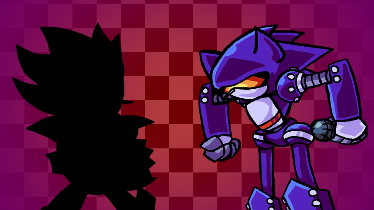 FNF Spin Clash but Mecha Sonic Sings it Ft.Metallix