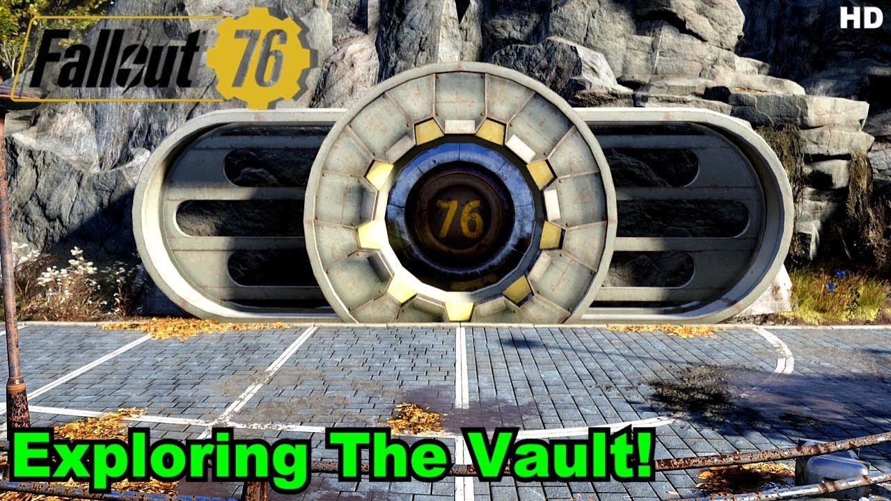 Fallout 76 Gameplay - Exploring Vault 76