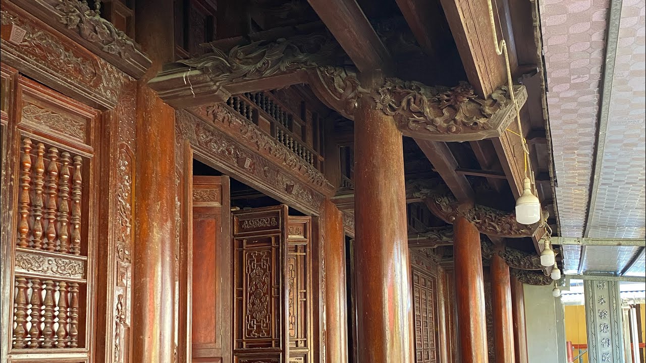 Bán nhà 5 gian gỗ lim lào 8mx16,75m -0963177806 nhà chất giá tốt