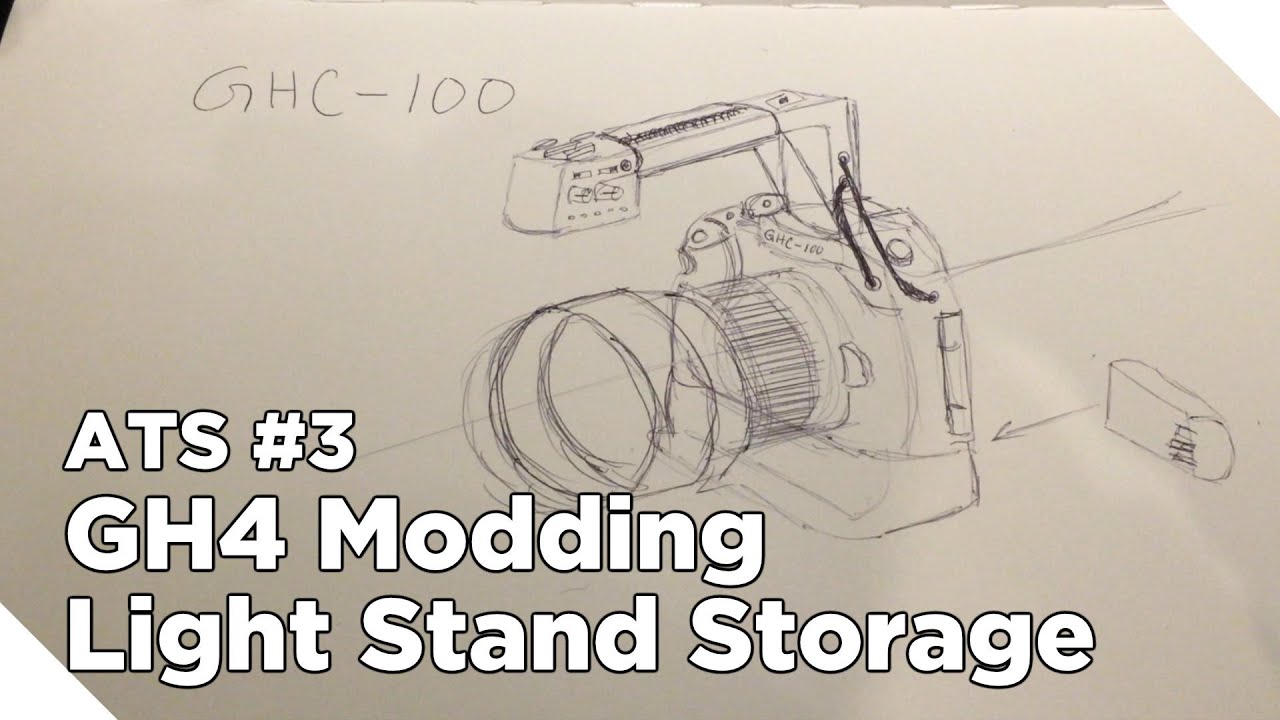 Around The Studio #3: GH4 Hacking and Light Stand/Tripod Storage
