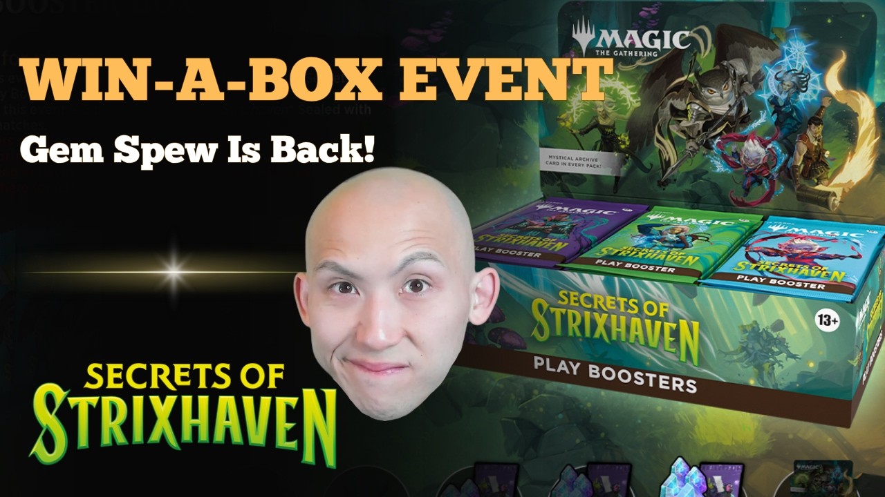 Gem Spew Is Back! | Win-A-Box Event | Secrets Of Strixhaven Sealed | MTG Arena