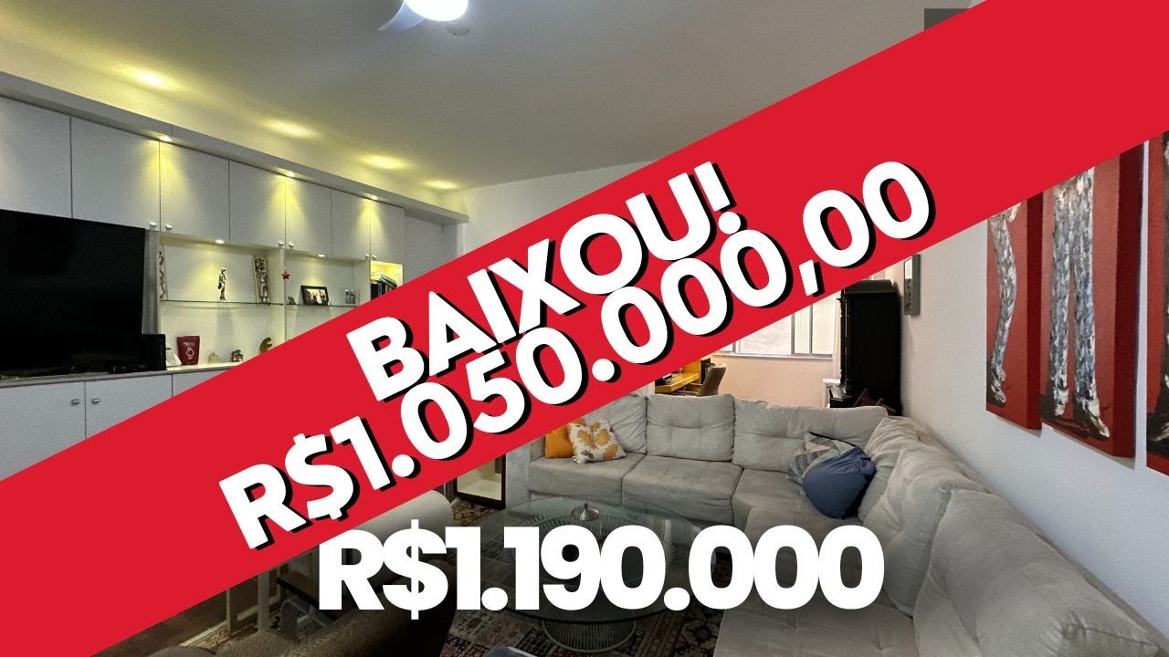 Apartamento 3 quartos à venda em Copacabana – localização excelente entre praia e shopping Rio Sul