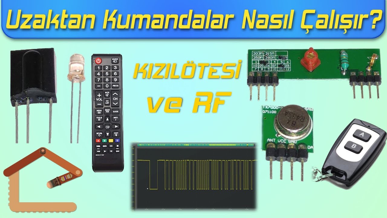 Uzaktan Kumandalar Nasıl Çalışır? (Kızılötesi ve RF) #19