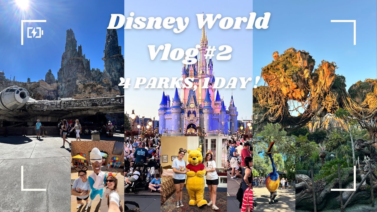 Disney World 4 PARKS 1 DAY// Is it worth it?!