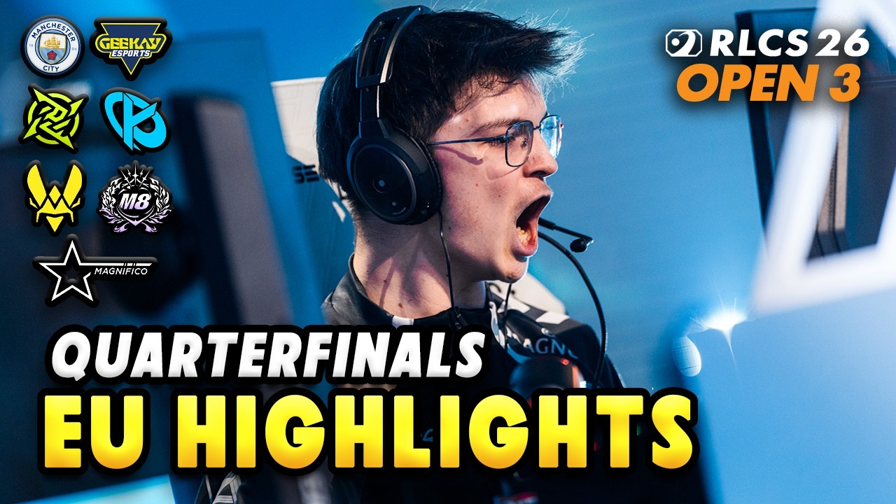 WHO MAKES BOSTON MAJOR!? | RLCS 2026 Playoffs Day 1 Highlights | Europe Open 3